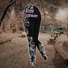 Gothic Skull Little Nightmare Combo Hoodie and Leggings - Wonder Skull