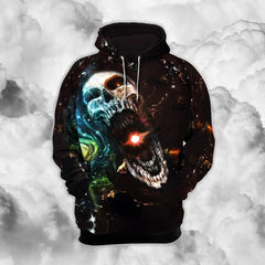 Galaxy Space Skull Combo Hoodie and Leggings - Wonder Skull