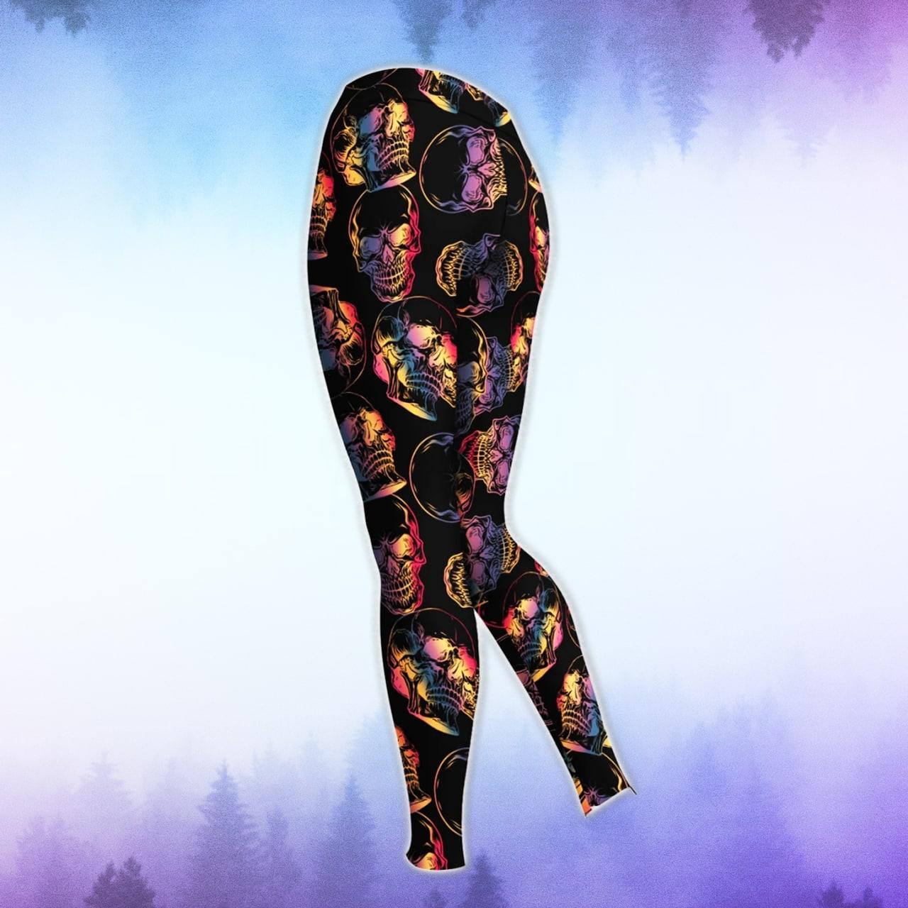 Dark Neon Skull Combo Hoodie and Leggings - Wonder Skull
