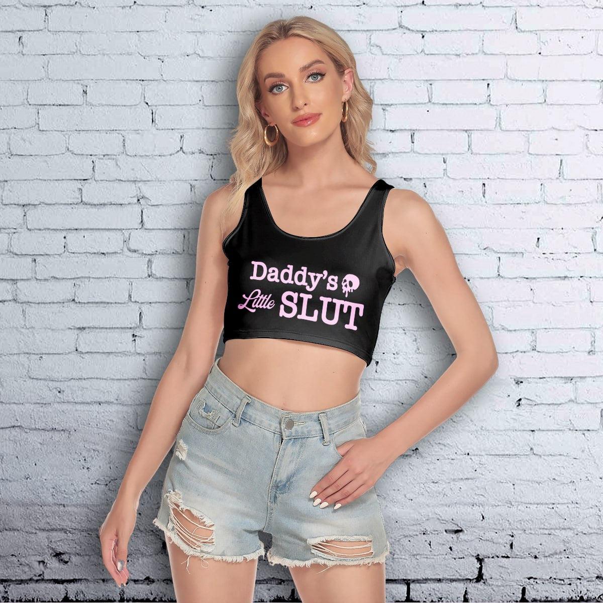 Daddy's Little Slut Funny Skull For Women - Wonder Skull