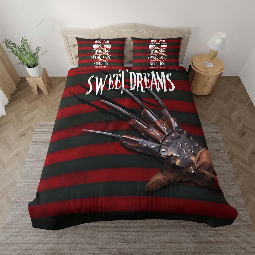 Halloween Sweet Dreams Duvet Cover Set - Wonder Skull