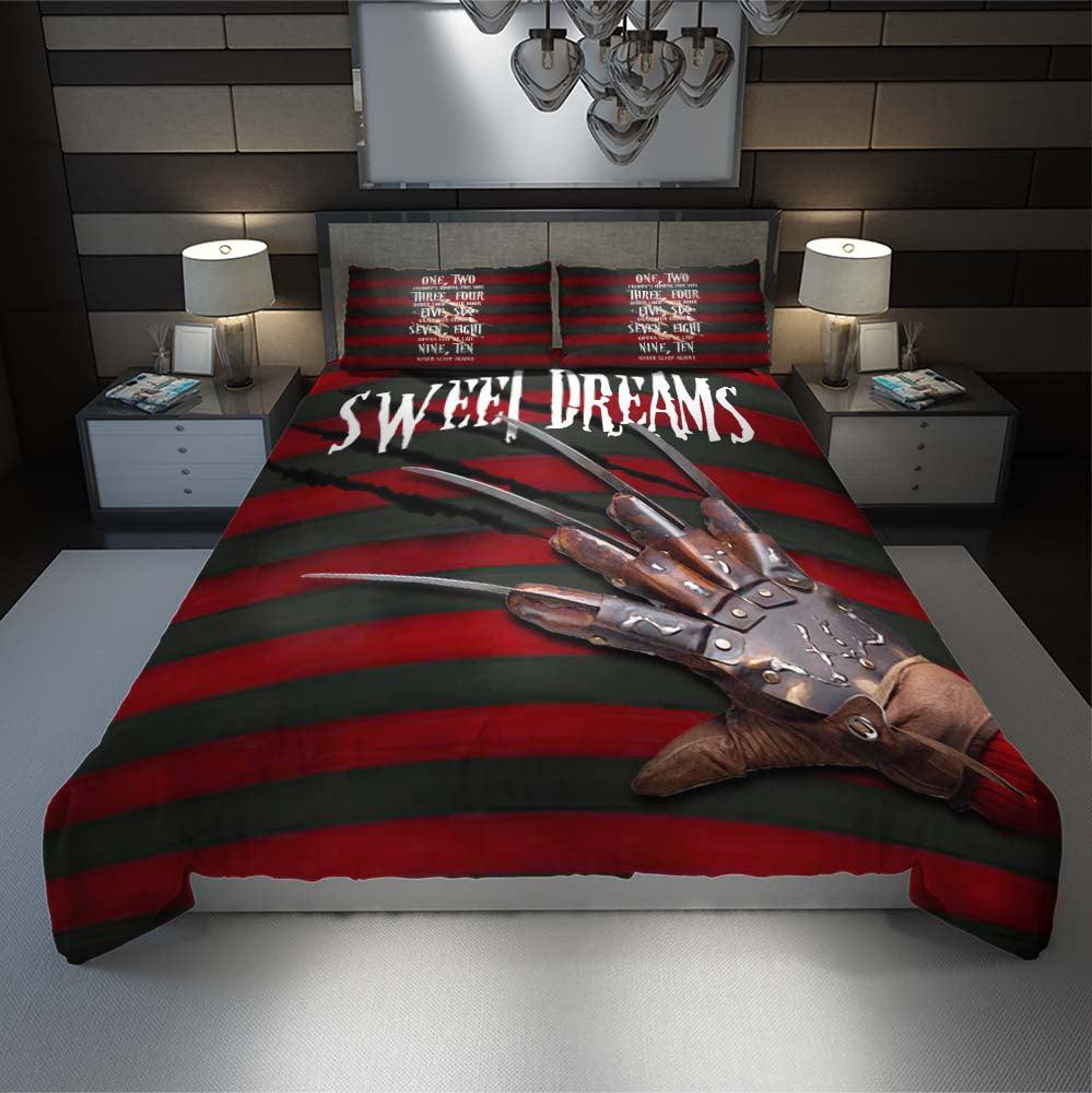 Halloween Sweet Dreams Duvet Cover Set - Wonder Skull