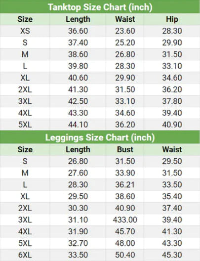 Skull Rose Combo Tanktop & Leggings Yoga - Wonder Skull