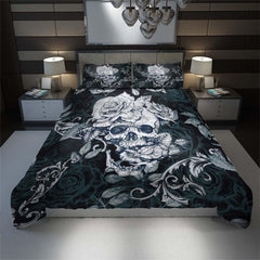Unique Gothic Skull Duvet Cover Set - Wonder Skull