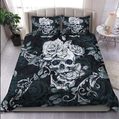 Unique Gothic Skull Duvet Cover Set - Wonder Skull