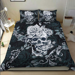 Unique Gothic Skull Duvet Cover Set - Wonder Skull