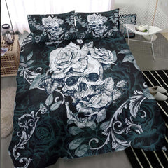 Unique Gothic Skull Duvet Cover Set - Wonder Skull