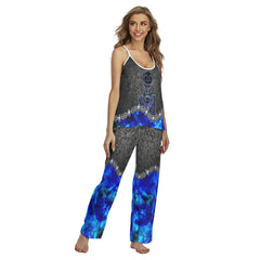 Abstract Diamond Art Pajamas Sets For Women Sleepwears Combo