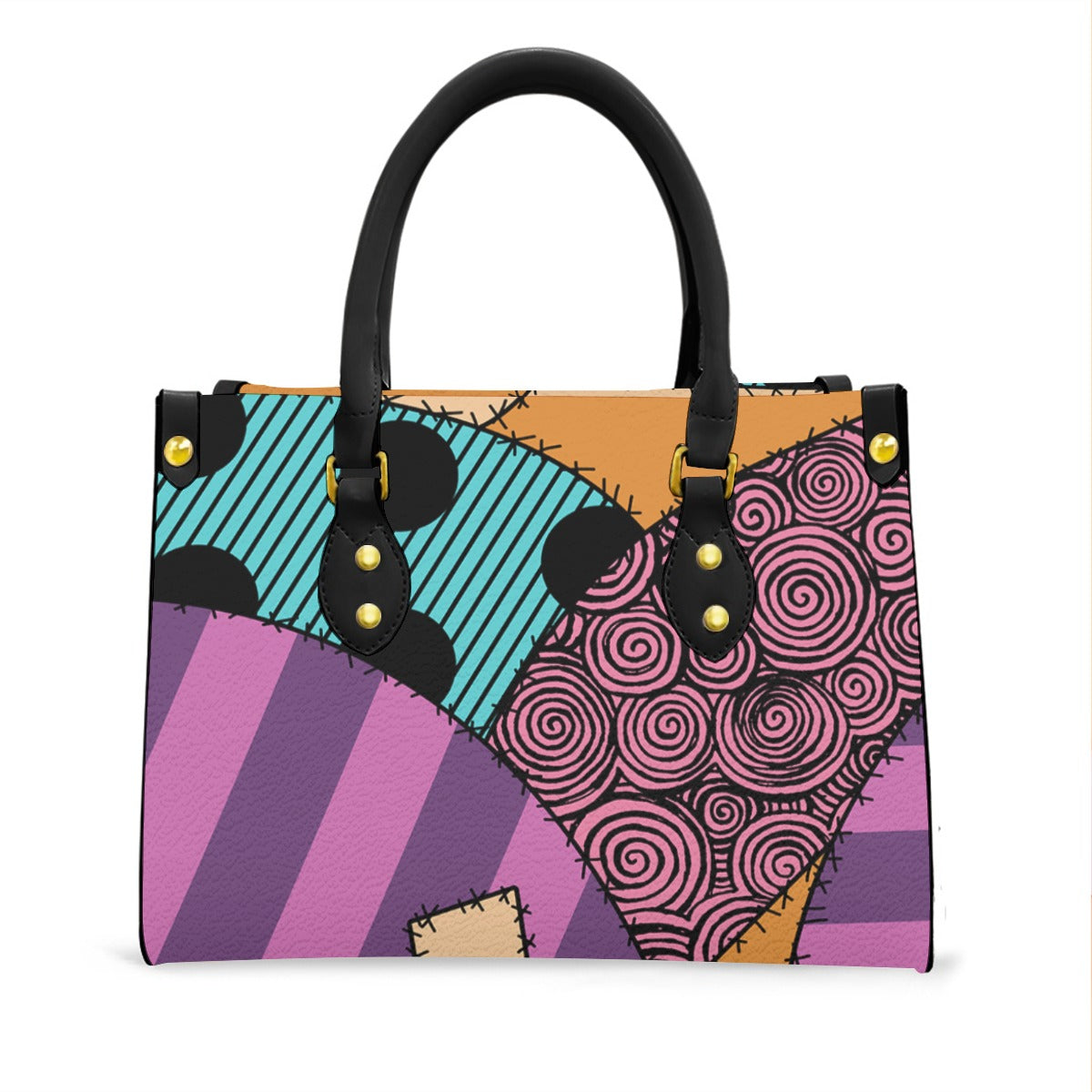 Wonder Skull structured tote bag solves the "I can't find anything in my bag" problem. The roomy interior fits your tablet, phone, wallet, water bottle, umbrella, and cosmetics — without the overstuffed look. Multiple interior pockets keep everything organized, so you're never digging around at checkout. Reinforced rivet corners and quality metal hardware ensure the bag holds up to daily use. Whether you're heading to work, running errands, or catching a flight, this tote keeps you looking put-together.