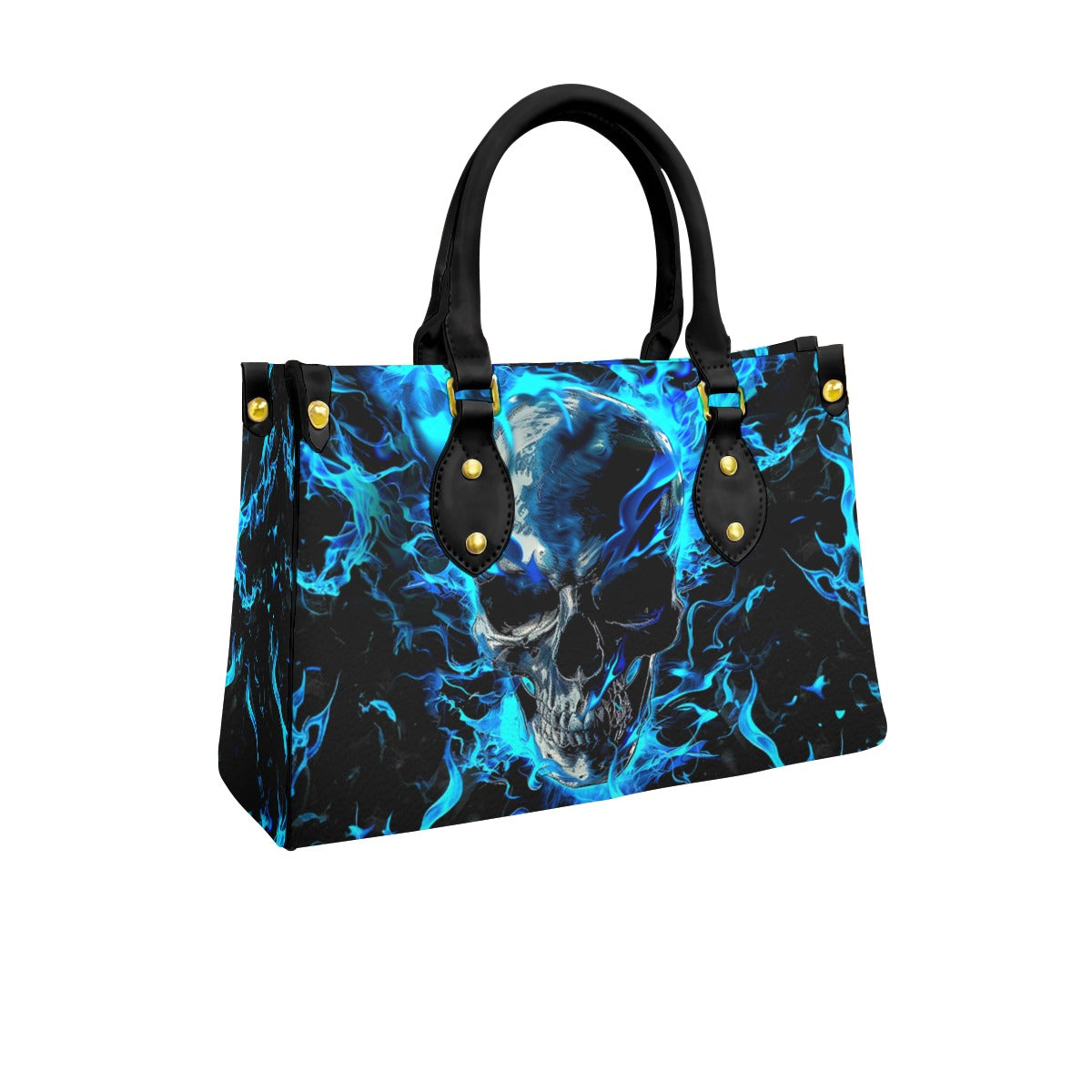Wonder Skull structured tote bag solves the "I can't find anything in my bag" problem. The roomy interior fits your tablet, phone, wallet, water bottle, umbrella, and cosmetics — without the overstuffed look. Multiple interior pockets keep everything organized, so you're never digging around at checkout. Reinforced rivet corners and quality metal hardware ensure the bag holds up to daily use. Whether you're heading to work, running errands, or catching a flight, this tote keeps you looking put-together.