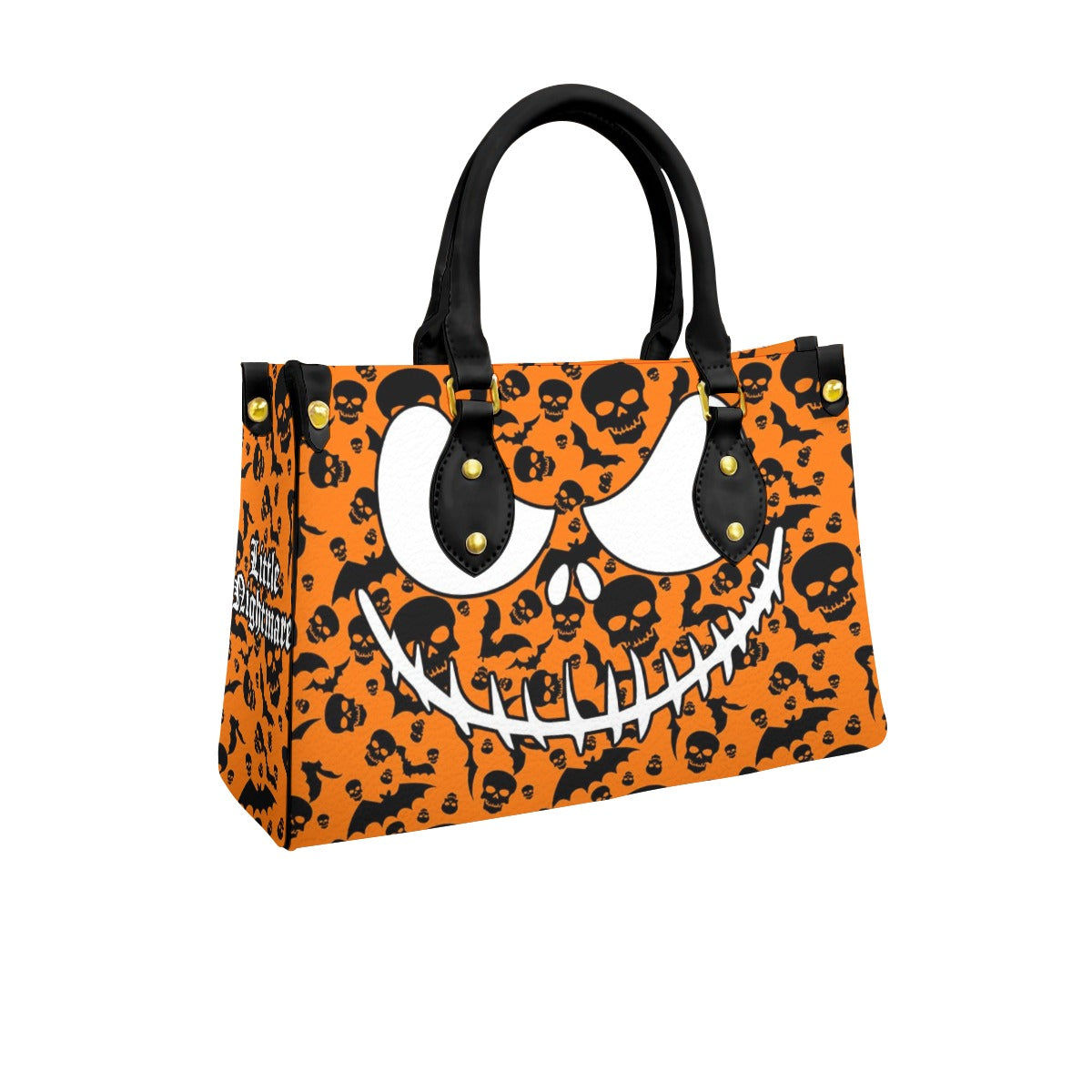 Wonder Skull structured tote bag solves the "I can't find anything in my bag" problem. The aoomy interior fits your tablet, phone, wallet, water bottle, umbrella, and cosmetics — without the overstuffed look. Multiple interior pockets keep everything organized, so you're never digging around at checkout. Reinforced rivet corners and quality metal hardware ensure the bag holds up to daily use. Whether you're heading to work, running errands, or catching a flight, this tote keeps you looking put-together.