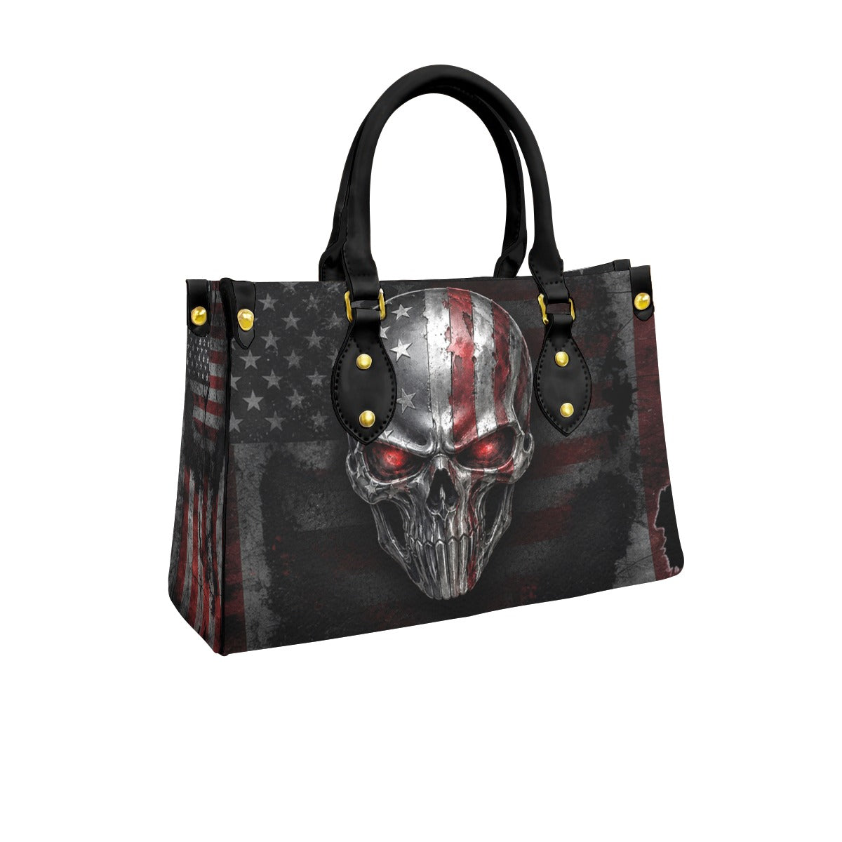 Wonder Skull structured tote bag solves the "I can't find anything in my bag" problem. The roomy interior fits your tablet, phone, wallet, water bottle, umbrella, and cosmetics — without the overstuffed look. Multiple interior pockets keep everything organized, so you're never digging around at checkout. Reinforced rivet corners and quality metal hardware ensure the bag holds up to daily use. Whether you're heading to work, running errands, or catching a flight, this tote keeps you looking put-together.