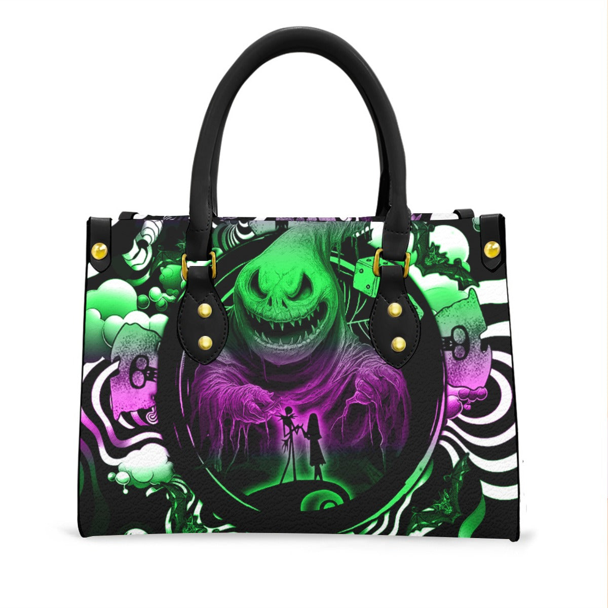 Wonder Skull structured tote bag solves the "I can't find anything in my bag" problem. The roomy interior fits your tablet, phone, wallet, water bottle, umbrella, and cosmetics — without the overstuffed look. Multiple interior pockets keep everything organized, so you're never digging around at checkout. Reinforced rivet corners and quality metal hardware ensure the bag holds up to daily use. Whether you're heading to work, running errands, or catching a flight, this tote keeps you looking put-together.
