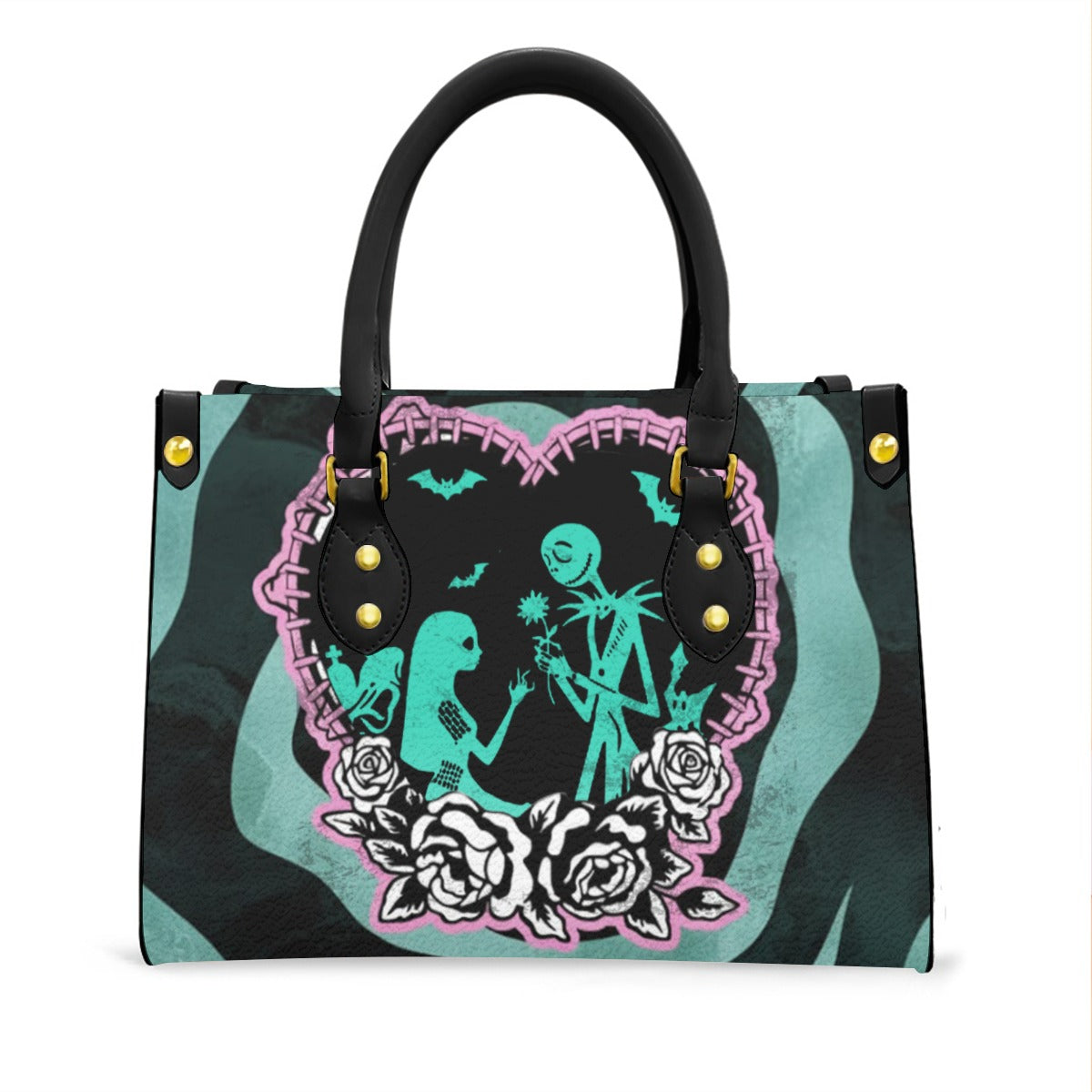 Wonder Skull structured tote bag solves the "I can't find anything in my bag" problem. The roomy interior fits your tablet, phone, wallet, water bottle, umbrella, and cosmetics — without the overstuffed look. Multiple interior pockets keep everything organized, so you're never digging around at checkout. Reinforced rivet corners and quality metal hardware ensure the bag holds up to daily use. Whether you're heading to work, running errands, or catching a flight, this tote keeps you looking put-together.