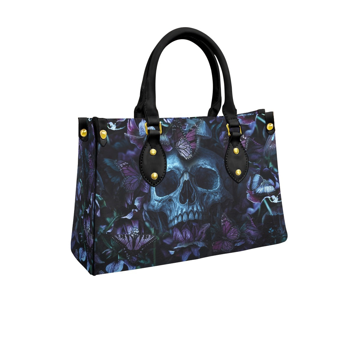 Wonder Skull structured tote bag solves the "I can't find anything in my bag" problem. The roomy interior fits your tablet, phone, wallet, water bottle, umbrella, and cosmetics — without the overstuffed look. Multiple interior pockets keep everything organized, so you're never digging around at checkout. Reinforced rivet corners and quality metal hardware ensure the bag holds up to daily use. Whether you're heading to work, running errands, or catching a flight, this tote keeps you looking put-together.