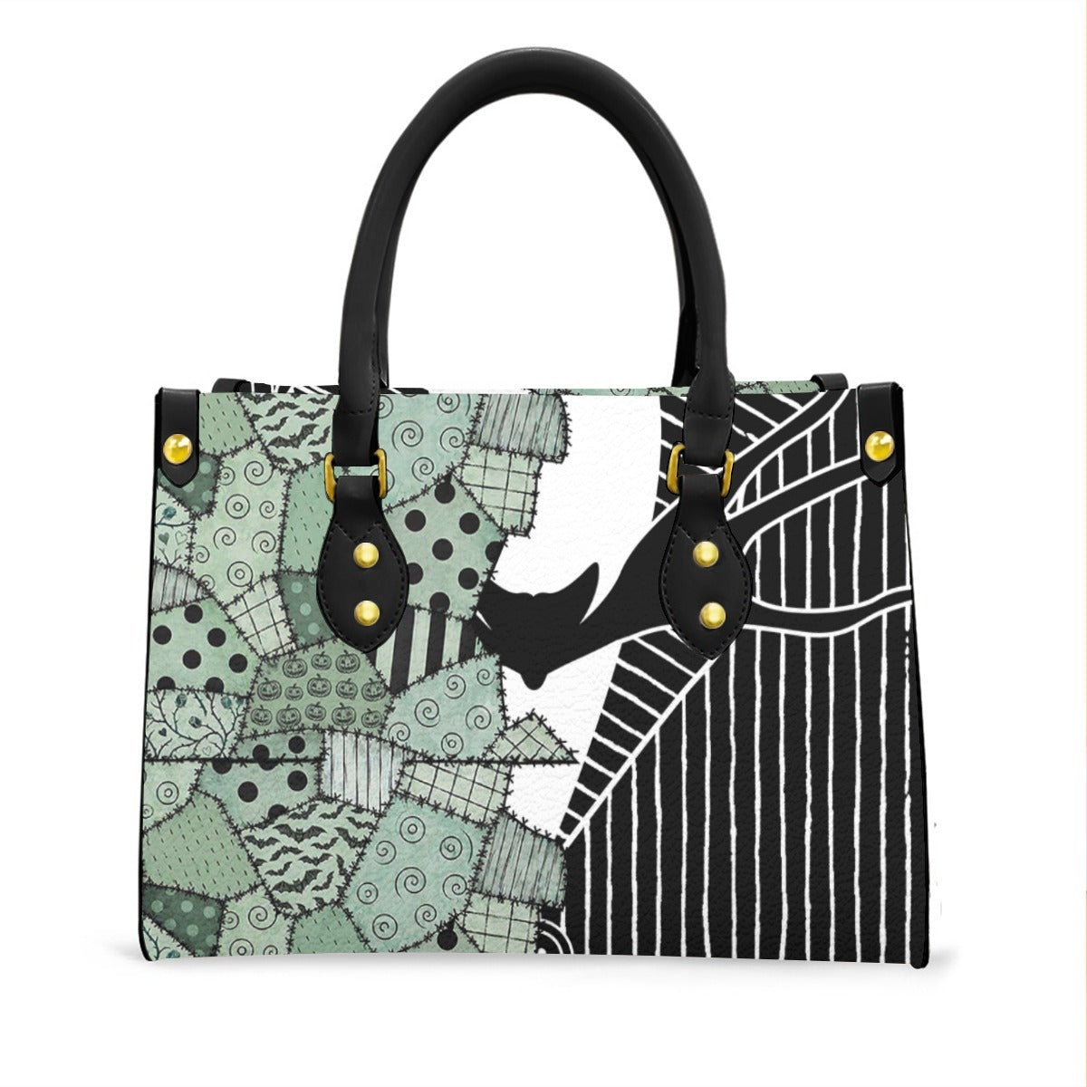 Wonder Skull structured tote bag solves the "I can't find anything in my bag" problem. The roomy interior fits your tablet, phone, wallet, water bottle, umbrella, and cosmetics — without the overstuffed look. Multiple interior pockets keep everything organized, so you're never digging around at checkout. Reinforced rivet corners and quality metal hardware ensure the bag holds up to daily use. Whether you're heading to work, running errands, or catching a flight, this tote keeps you looking put-together.