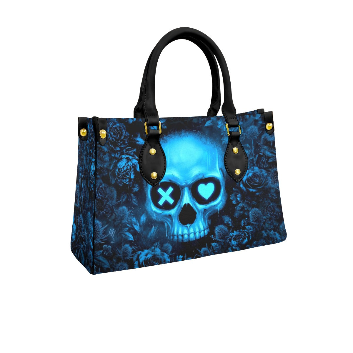 Wonder Skull structured tote bag solves the "I can't find anything in my bag" problem. The roomy interior fits your tablet, phone, wallet, water bottle, umbrella, and cosmetics — without the overstuffed look. Multiple interior pockets keep everything organized, so you're never digging around at checkout. Reinforced rivet corners and quality metal hardware ensure the bag holds up to daily use. Whether you're heading to work, running errands, or catching a flight, this tote keeps you looking put-together.