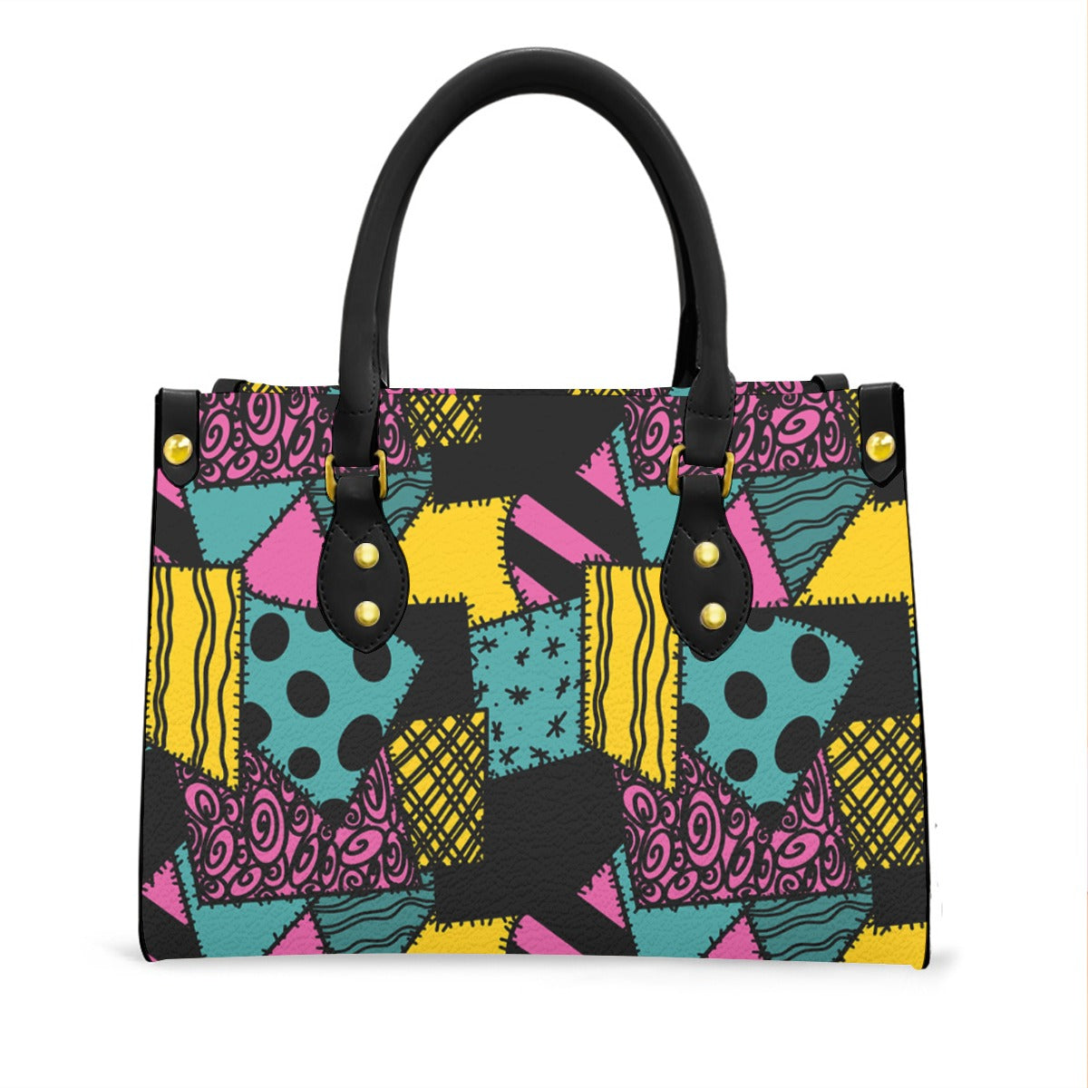 Wonder Skull structured tote bag solves the "I can't find anything in my bag" problem. The roomy interior fits your tablet, phone, wallet, water bottle, umbrella, and cosmetics — without the overstuffed look. Multiple interior pockets keep everything organized, so you're never digging around at checkout. Reinforced rivet corners and quality metal hardware ensure the bag holds up to daily use. Whether you're heading to work, running errands, or catching a flight, this tote keeps you looking put-together.
