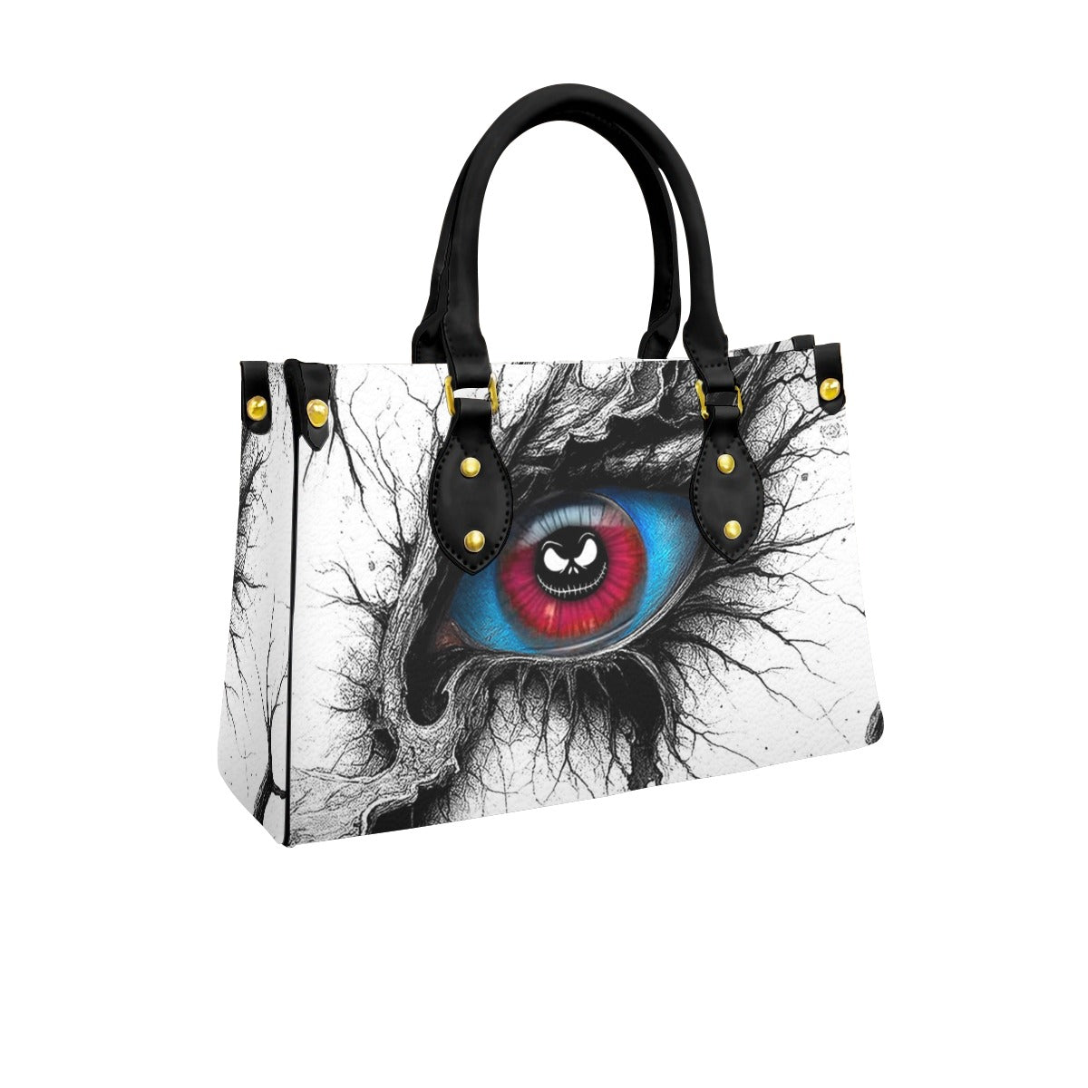 Wonder Skull structured tote bag solves the "I can't find anything in my bag" problem. The roomy interior fits your tablet, phone, wallet, water bottle, umbrella, and cosmetics — without the overstuffed look. Multiple interior pockets keep everything organized, so you're never digging around at checkout. Reinforced rivet corners and quality metal hardware ensure the bag holds up to daily use. Whether you're heading to work, running errands, or catching a flight, this tote keeps you looking put-together.