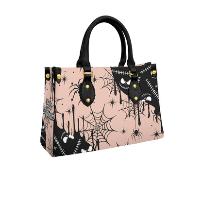 Wonder Skull structured tote bag solves the "I can't find anything in my bag" problem. The roomy interior fits your tablet, phone, wallet, water bottle, umbrella, and cosmetics — without the overstuffed look. Multiple interior pockets keep everything organized, so you're never digging around at checkout. Reinforced rivet corners and quality metal hardware ensure the bag holds up to daily use. Whether you're heading to work, running errands, or catching a flight, this tote keeps you looking put-together.