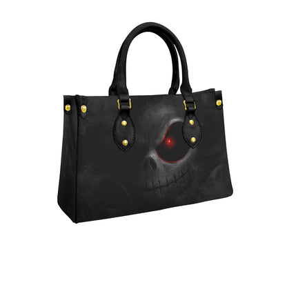 Wonder Skull structured tote bag solves the "I can't find anything in my bag" problem. The roomy interior fits your tablet, phone, wallet, water bottle, umbrella, and cosmetics — without the overstuffed look. Multiple interior pockets keep everything organized, so you're never digging around at checkout. Reinforced rivet corners and quality metal hardware ensure the bag holds up to daily use. Whether you're heading to work, running errands, or catching a flight, this tote keeps you looking put-together.