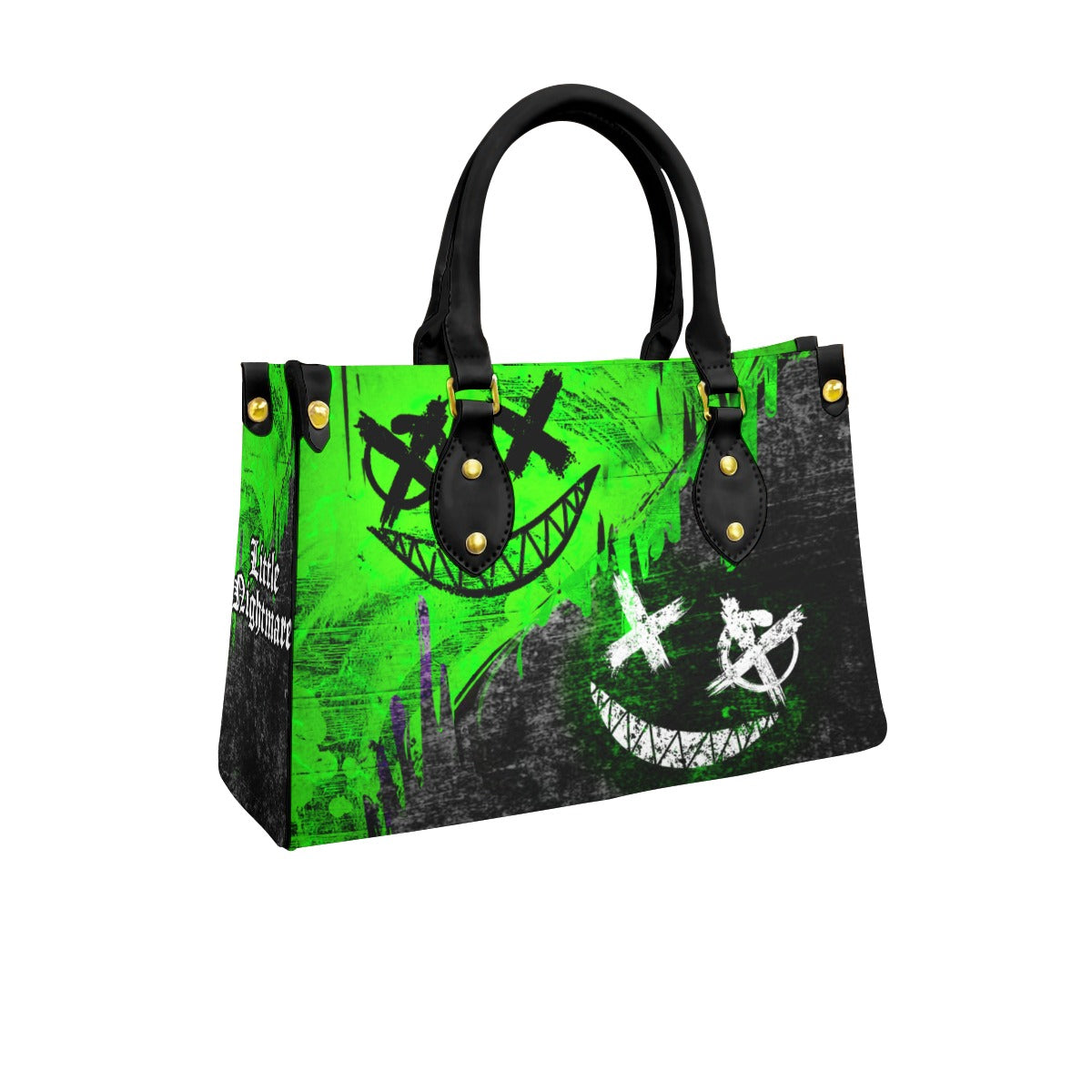 Wonder Skull structured tote bag solves the "I can't find anything in my bag" problem. The roomy interior fits your tablet, phone, wallet, water bottle, umbrella, and cosmetics — without the overstuffed look. Multiple interior pockets keep everything organized, so you're never digging around at checkout. Reinforced rivet corners and quality metal hardware ensure the bag holds up to daily use. Whether you're heading to work, running errands, or catching a flight, this tote keeps you looking put-together.