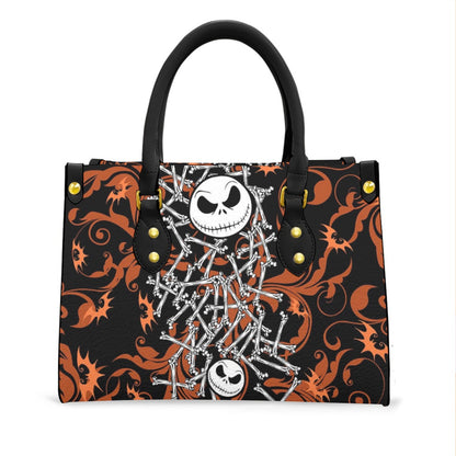 Wonder Skull structured tote bag solves the "I can't find anything in my bag" problem. The aoomy interior fits your tablet, phone, wallet, water bottle, umbrella, and cosmetics — without the overstuffed look. Multiple interior pockets keep everything organized, so you're never digging around at checkout. Reinforced rivet corners and quality metal hardware ensure the bag holds up to daily use. Whether you're heading to work, running errands, or catching a flight, this tote keeps you looking put-together.