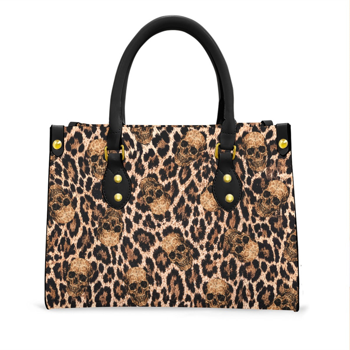 Wonder Skull structured tote bag solves the "I can't find anything in my bag" problem. The roomy interior fits your tablet, phone, wallet, water bottle, umbrella, and cosmetics — without the overstuffed look. Multiple interior pockets keep everything organized, so you're never digging around at checkout. Reinforced rivet corners and quality metal hardware ensure the bag holds up to daily use. Whether you're heading to work, running errands, or catching a flight, this tote keeps you looking put-together.