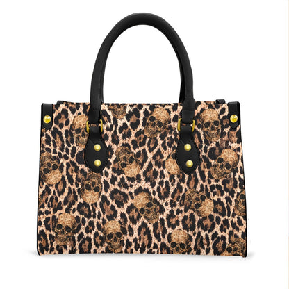 Wonder Skull structured tote bag solves the "I can't find anything in my bag" problem. The roomy interior fits your tablet, phone, wallet, water bottle, umbrella, and cosmetics — without the overstuffed look. Multiple interior pockets keep everything organized, so you're never digging around at checkout. Reinforced rivet corners and quality metal hardware ensure the bag holds up to daily use. Whether you're heading to work, running errands, or catching a flight, this tote keeps you looking put-together.