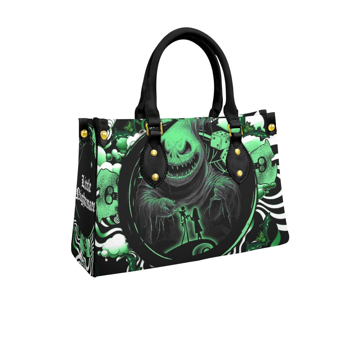 Wonder Skull structured tote bag solves the "I can't find anything in my bag" problem. The aoomy interior fits your tablet, phone, wallet, water bottle, umbrella, and cosmetics — without the overstuffed look. Multiple interior pockets keep everything organized, so you're never digging around at checkout. Reinforced rivet corners and quality metal hardware ensure the bag holds up to daily use. Whether you're heading to work, running errands, or catching a flight, this tote keeps you looking put-together.