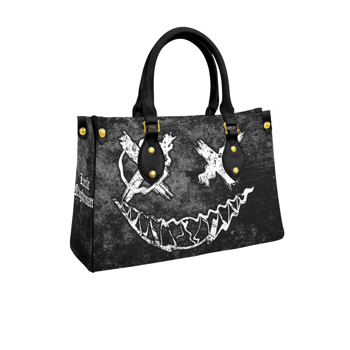 Wonder Skull structured tote bag solves the "I can't find anything in my bag" problem. The roomy interior fits your tablet, phone, wallet, water bottle, umbrella, and cosmetics — without the overstuffed look. Multiple interior pockets keep everything organized, so you're never digging around at checkout. Reinforced rivet corners and quality metal hardware ensure the bag holds up to daily use. Whether you're heading to work, running errands, or catching a flight, this tote keeps you looking put-together.