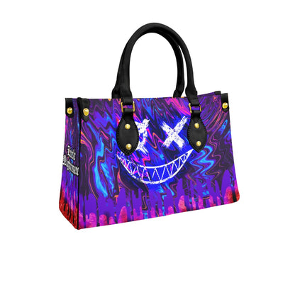 Wonder Skull structured tote bag solves the "I can't find anything in my bag" problem. The roomy interior fits your tablet, phone, wallet, water bottle, umbrella, and cosmetics — without the overstuffed look. Multiple interior pockets keep everything organized, so you're never digging around at checkout. Reinforced rivet corners and quality metal hardware ensure the bag holds up to daily use. Whether you're heading to work, running errands, or catching a flight, this tote keeps you looking put-together.