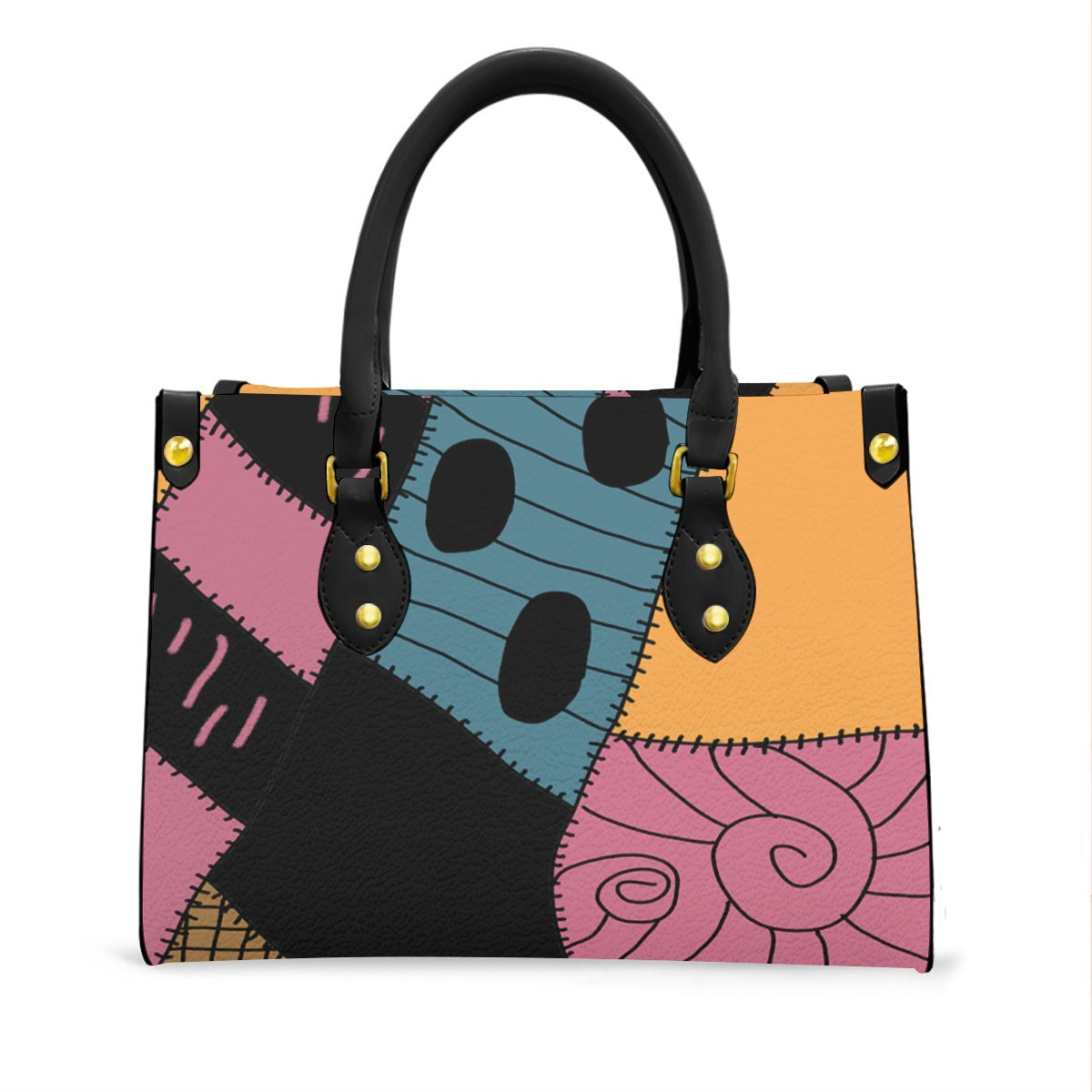 Wonder Skull structured tote bag solves the "I can't find anything in my bag" problem. The roomy interior fits your tablet, phone, wallet, water bottle, umbrella, and cosmetics — without the overstuffed look. Multiple interior pockets keep everything organized, so you're never digging around at checkout. Reinforced rivet corners and quality metal hardware ensure the bag holds up to daily use. Whether you're heading to work, running errands, or catching a flight, this tote keeps you looking put-together.
