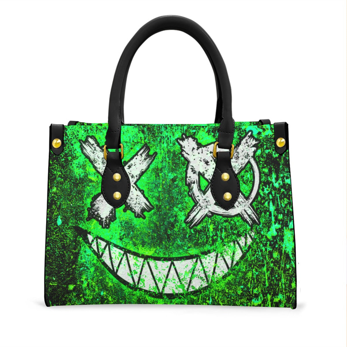 Wonder Skull structured tote bag solves the "I can't find anything in my bag" problem. The roomy interior fits your tablet, phone, wallet, water bottle, umbrella, and cosmetics — without the overstuffed look. Multiple interior pockets keep everything organized, so you're never digging around at checkout. Reinforced rivet corners and quality metal hardware ensure the bag holds up to daily use. Whether you're heading to work, running errands, or catching a flight, this tote keeps you looking put-together.