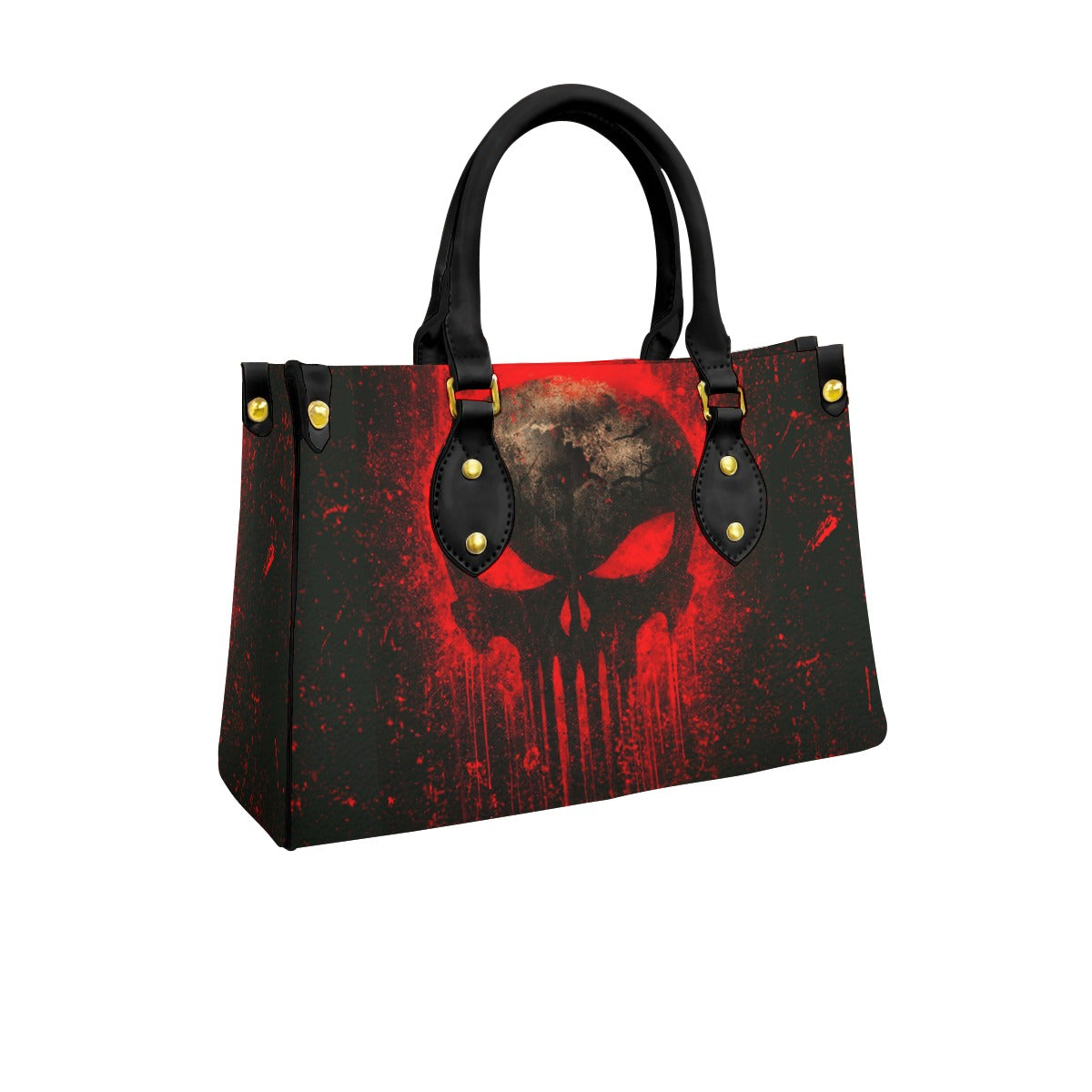 Wonder Skull structured tote bag solves the "I can't find anything in my bag" problem. The roomy interior fits your tablet, phone, wallet, water bottle, umbrella, and cosmetics — without the overstuffed look. Multiple interior pockets keep everything organized, so you're never digging around at checkout. Reinforced rivet corners and quality metal hardware ensure the bag holds up to daily use. Whether you're heading to work, running errands, or catching a flight, this tote keeps you looking put-together.