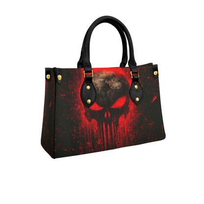 Wonder Skull structured tote bag solves the "I can't find anything in my bag" problem. The roomy interior fits your tablet, phone, wallet, water bottle, umbrella, and cosmetics — without the overstuffed look. Multiple interior pockets keep everything organized, so you're never digging around at checkout. Reinforced rivet corners and quality metal hardware ensure the bag holds up to daily use. Whether you're heading to work, running errands, or catching a flight, this tote keeps you looking put-together.