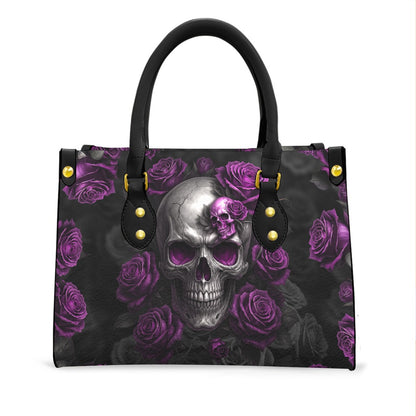Wonder Skull structured tote bag solves the "I can't find anything in my bag" problem. The roomy interior fits your tablet, phone, wallet, water bottle, umbrella, and cosmetics — without the overstuffed look. Multiple interior pockets keep everything organized, so you're never digging around at checkout. Reinforced rivet corners and quality metal hardware ensure the bag holds up to daily use. Whether you're heading to work, running errands, or catching a flight, this tote keeps you looking put-together.