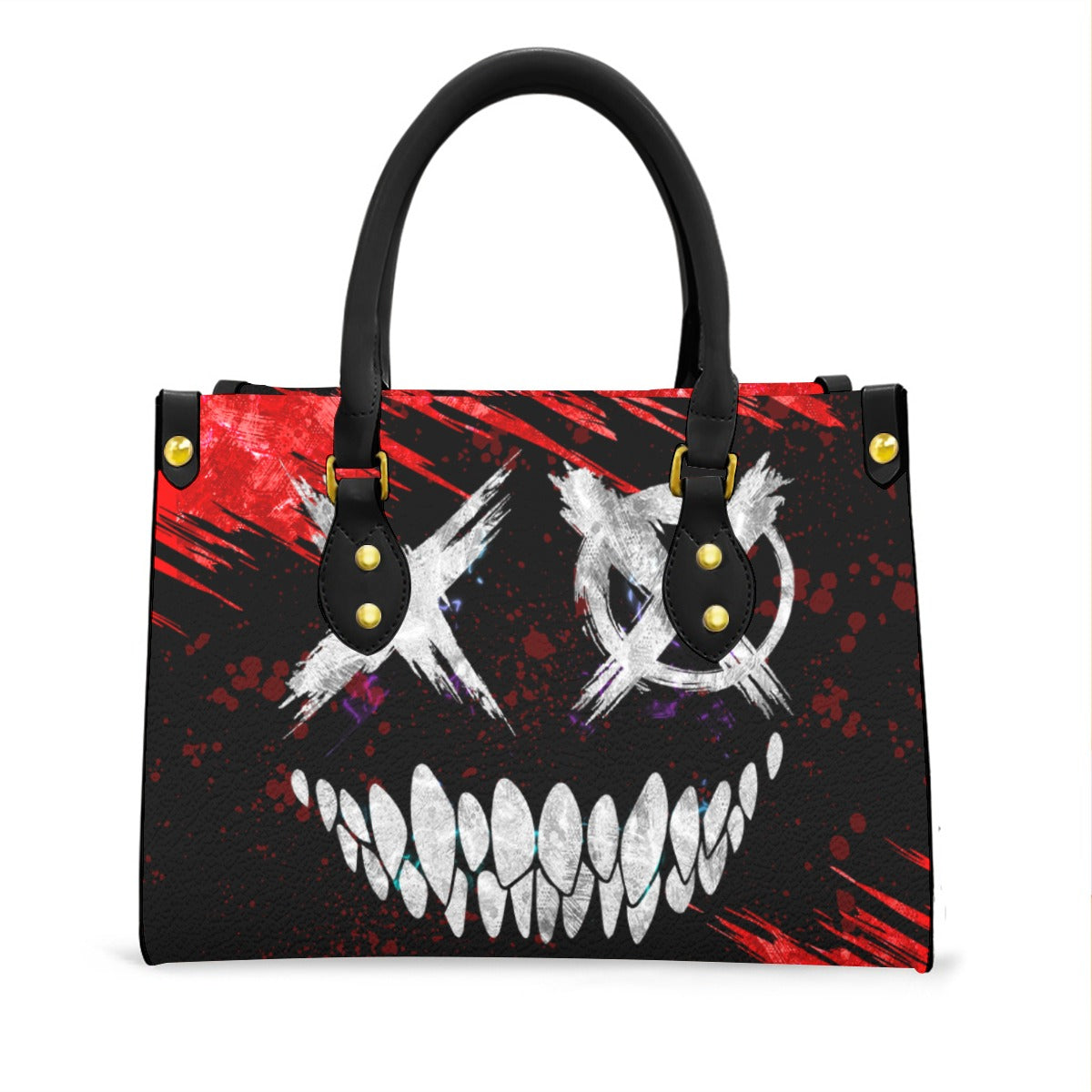 Wonder Skull structured tote bag solves the "I can't find anything in my bag" problem. The roomy interior fits your tablet, phone, wallet, water bottle, umbrella, and cosmetics — without the overstuffed look. Multiple interior pockets keep everything organized, so you're never digging around at checkout. Reinforced rivet corners and quality metal hardware ensure the bag holds up to daily use. Whether you're heading to work, running errands, or catching a flight, this tote keeps you looking put-together.