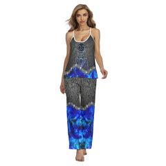 Abstract Diamond Art Pajamas Sets For Women Sleepwears Combo