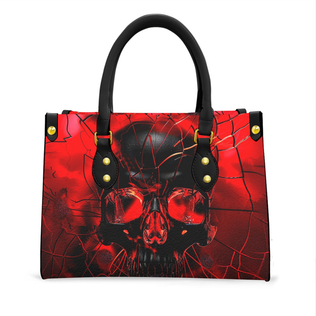 Wonder Skull structured tote bag solves the "I can't find anything in my bag" problem. The roomy interior fits your tablet, phone, wallet, water bottle, umbrella, and cosmetics — without the overstuffed look. Multiple interior pockets keep everything organized, so you're never digging around at checkout. Reinforced rivet corners and quality metal hardware ensure the bag holds up to daily use. Whether you're heading to work, running errands, or catching a flight, this tote keeps you looking put-together.