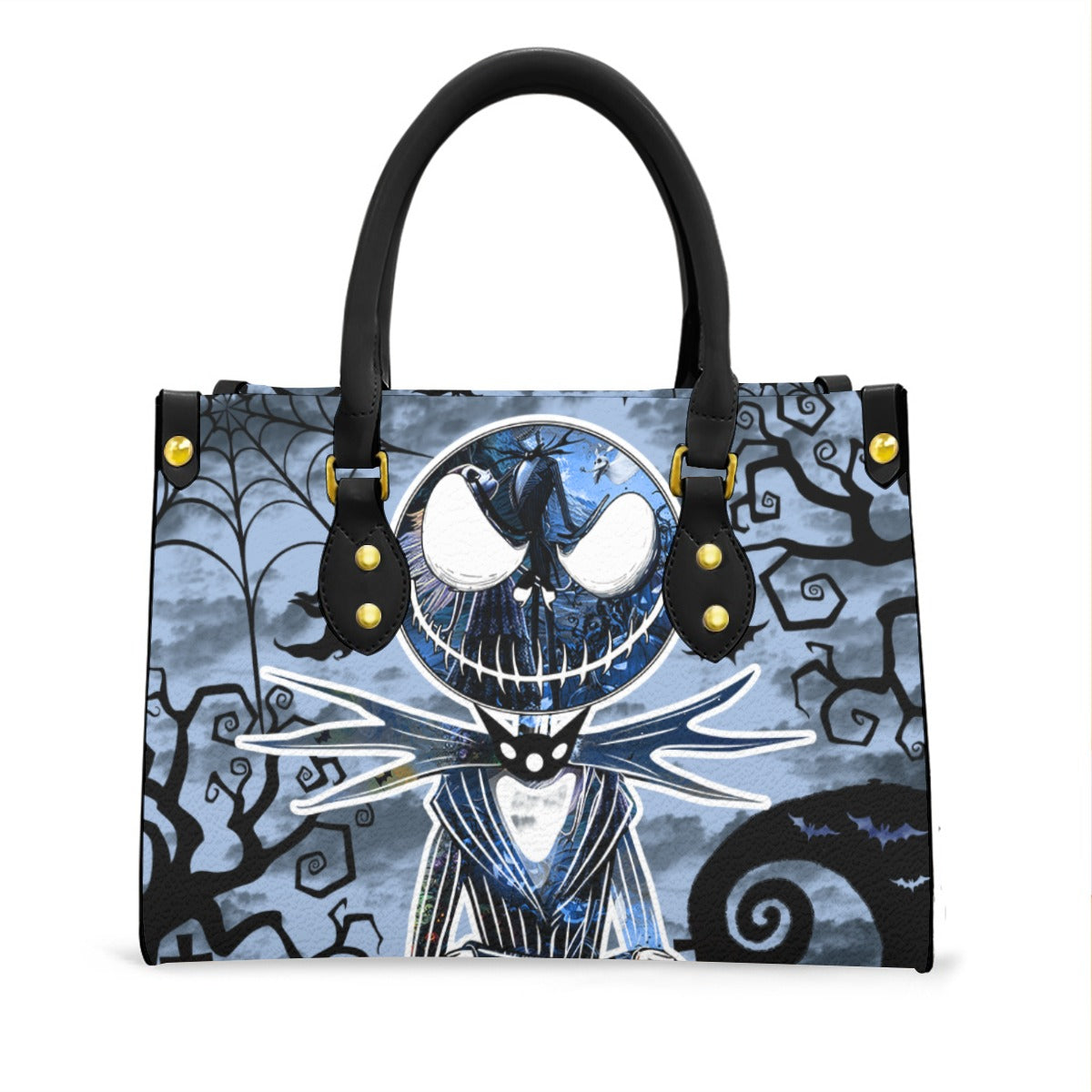 Wonder Skull structured tote bag solves the "I can't find anything in my bag" problem. The roomy interior fits your tablet, phone, wallet, water bottle, umbrella, and cosmetics — without the overstuffed look. Multiple interior pockets keep everything organized, so you're never digging around at checkout. Reinforced rivet corners and quality metal hardware ensure the bag holds up to daily use. Whether you're heading to work, running errands, or catching a flight, this tote keeps you looking put-together.