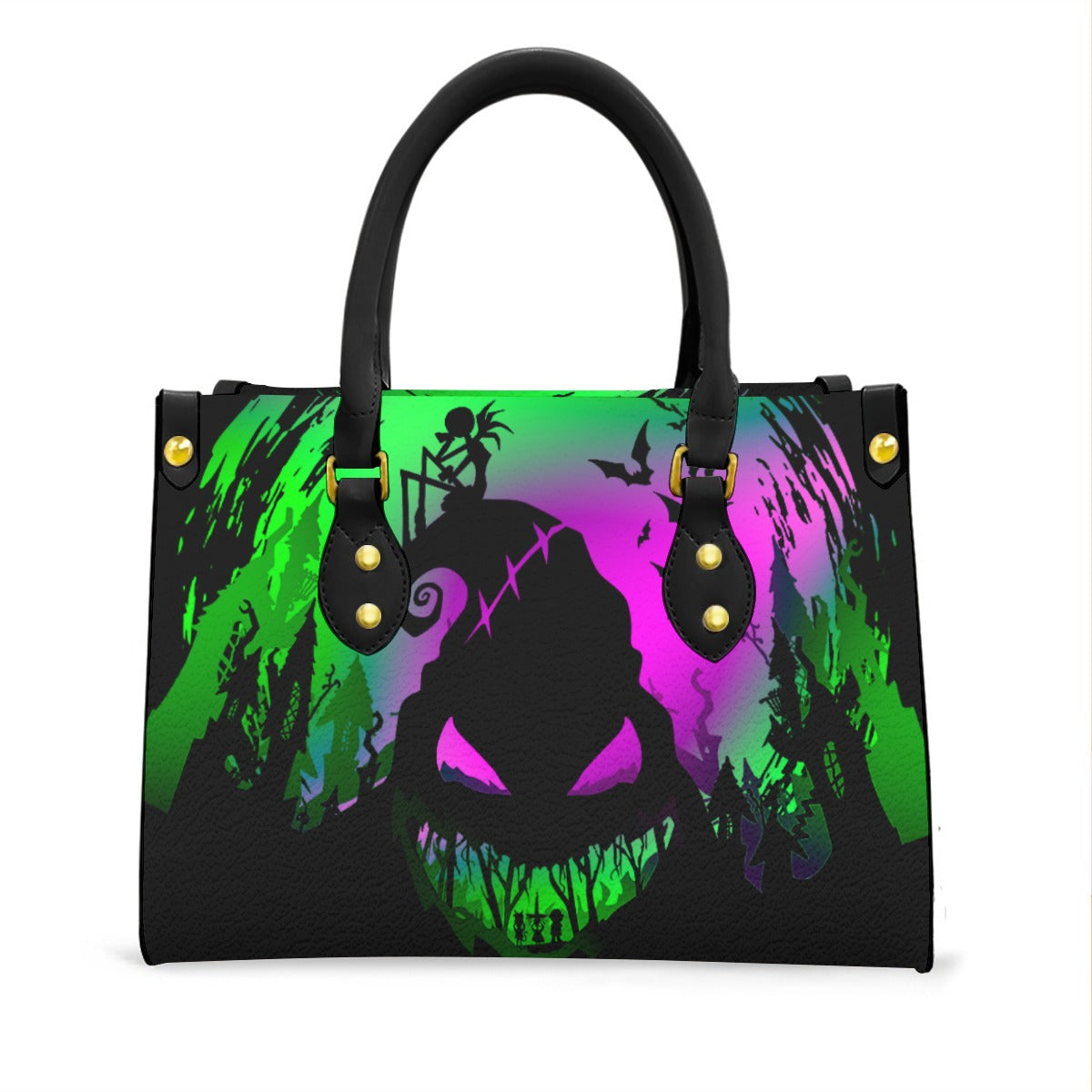 Wonder Skull structured tote bag solves the "I can't find anything in my bag" problem. The roomy interior fits your tablet, phone, wallet, water bottle, umbrella, and cosmetics — without the overstuffed look. Multiple interior pockets keep everything organized, so you're never digging around at checkout. Reinforced rivet corners and quality metal hardware ensure the bag holds up to daily use. Whether you're heading to work, running errands, or catching a flight, this tote keeps you looking put-together.