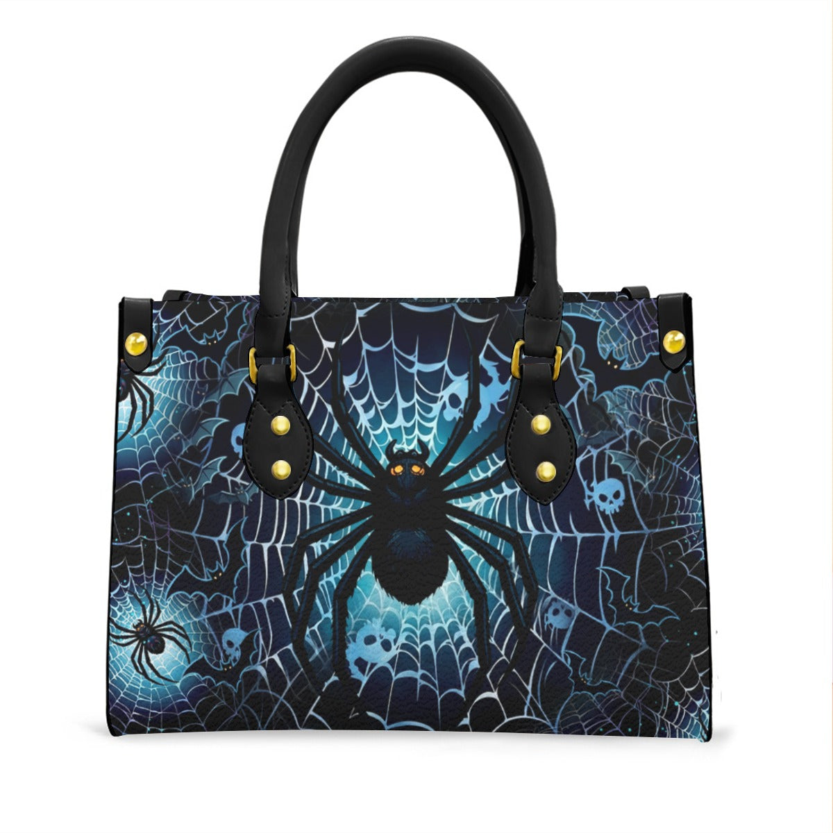 Wonder Skull structured tote bag solves the "I can't find anything in my bag" problem. The roomy interior fits your tablet, phone, wallet, water bottle, umbrella, and cosmetics — without the overstuffed look. Multiple interior pockets keep everything organized, so you're never digging around at checkout. Reinforced rivet corners and quality metal hardware ensure the bag holds up to daily use. Whether you're heading to work, running errands, or catching a flight, this tote keeps you looking put-together.