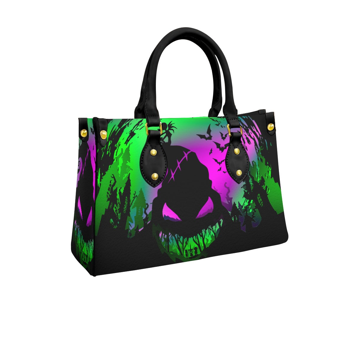 Wonder Skull structured tote bag solves the "I can't find anything in my bag" problem. The roomy interior fits your tablet, phone, wallet, water bottle, umbrella, and cosmetics — without the overstuffed look. Multiple interior pockets keep everything organized, so you're never digging around at checkout. Reinforced rivet corners and quality metal hardware ensure the bag holds up to daily use. Whether you're heading to work, running errands, or catching a flight, this tote keeps you looking put-together.