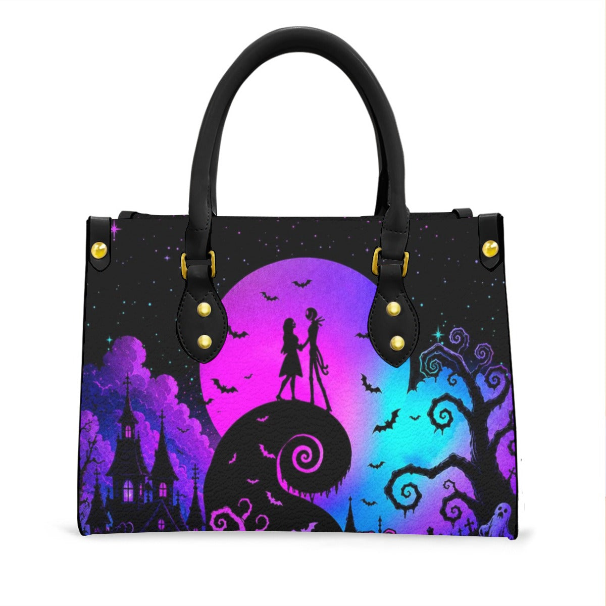 Wonder Skull structured tote bag solves the "I can't find anything in my bag" problem. The aoomy interior fits your tablet, phone, wallet, water bottle, umbrella, and cosmetics — without the overstuffed look. Multiple interior pockets keep everything organized, so you're never digging around at checkout. Reinforced rivet corners and quality metal hardware ensure the bag holds up to daily use. Whether you're heading to work, running errands, or catching a flight, this tote keeps you looking put-together.