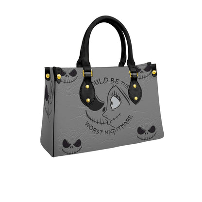 Wonder Skull structured tote bag solves the "I can't find anything in my bag" problem. The aoomy interior fits your tablet, phone, wallet, water bottle, umbrella, and cosmetics — without the overstuffed look. Multiple interior pockets keep everything organized, so you're never digging around at checkout. Reinforced rivet corners and quality metal hardware ensure the bag holds up to daily use. Whether you're heading to work, running errands, or catching a flight, this tote keeps you looking put-together.