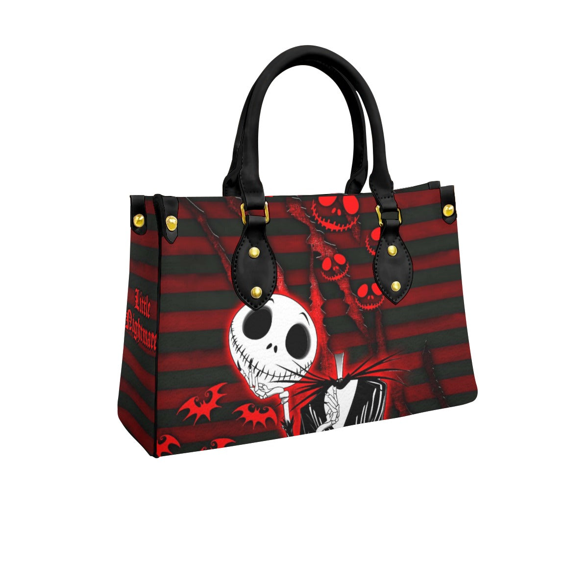 Wonder Skull structured tote bag solves the "I can't find anything in my bag" problem. The aoomy interior fits your tablet, phone, wallet, water bottle, umbrella, and cosmetics — without the overstuffed look. Multiple interior pockets keep everything organized, so you're never digging around at checkout. Reinforced rivet corners and quality metal hardware ensure the bag holds up to daily use. Whether you're heading to work, running errands, or catching a flight, this tote keeps you looking put-together.