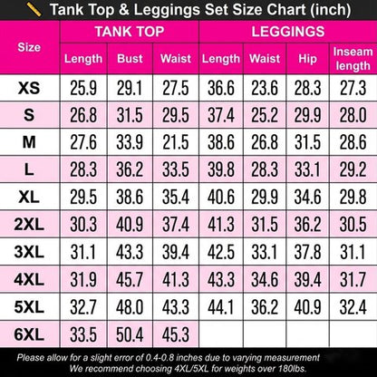 Patriotic Skull Art Tanktop and Legging