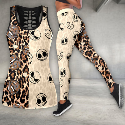 Spooky Leopard Lips Tanktop and Legging