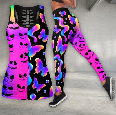 Spooky Sweet Neon Pattern Tanktop and Legging